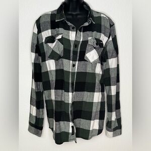 Vans Plaid Flannel Button-Up Shirt